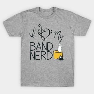 I love my band nerd yellow T-Shirt